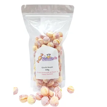 Naschig Kirsche & Banane Bonbons 400g